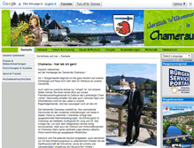 Tablet Screenshot of chamerau.de